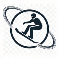 哈哈运动(HaHa Sport)官方Logo - 橙色活力火焰与深蓝运动轨迹结合